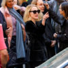 The Off Weeks Jessica Chastain Black Velvet Blazer outfit look