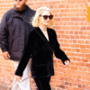 The Off Weeks Jessica Chastain Black Velvet Blazer street style
