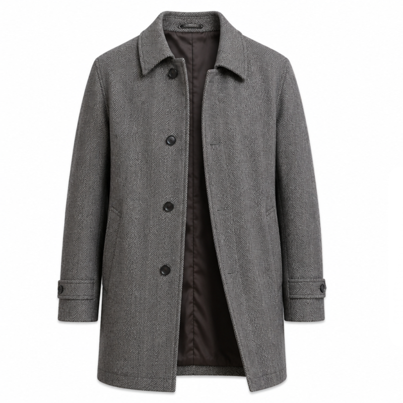 The Off Weeks S01 Arian Moayed Grey Coat model style