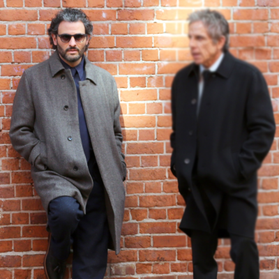 The Off Weeks S01 Arian Moayed Grey Coat front view