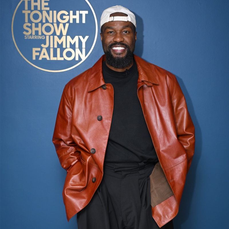 The Tonight Show Starring Yahya Jacket street style