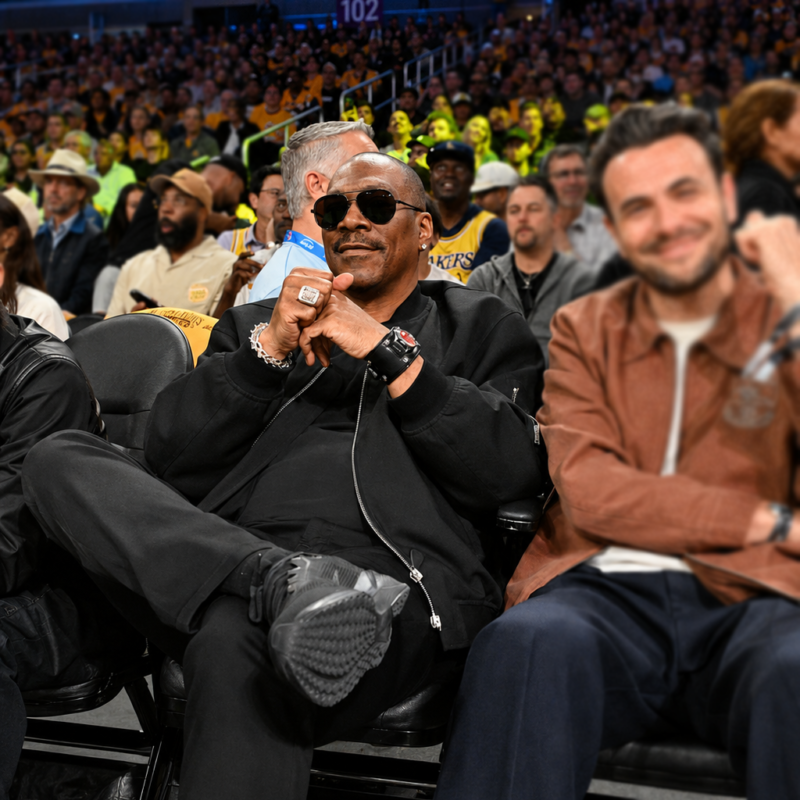 Thunder VS Lakers Game 4 Eddie Murphy Jacket street style