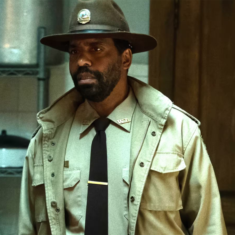 Widow's Bay S01 Kevin Carroll Jacket outfit look