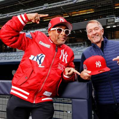 Yankees MA-1 Spike Lee Red Jacket front view
