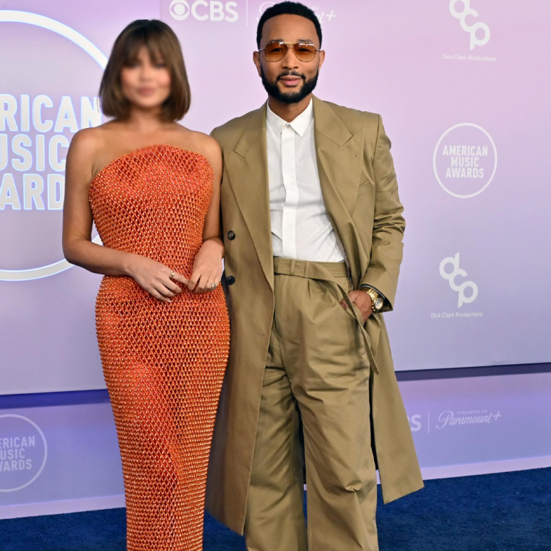 American Music Awards John Legend Coat