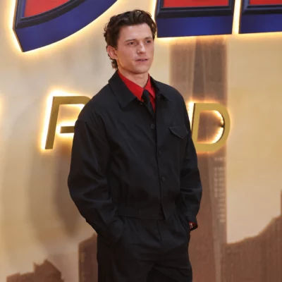 Photocall Brand New Day Spider Man Tom Holland Jacket