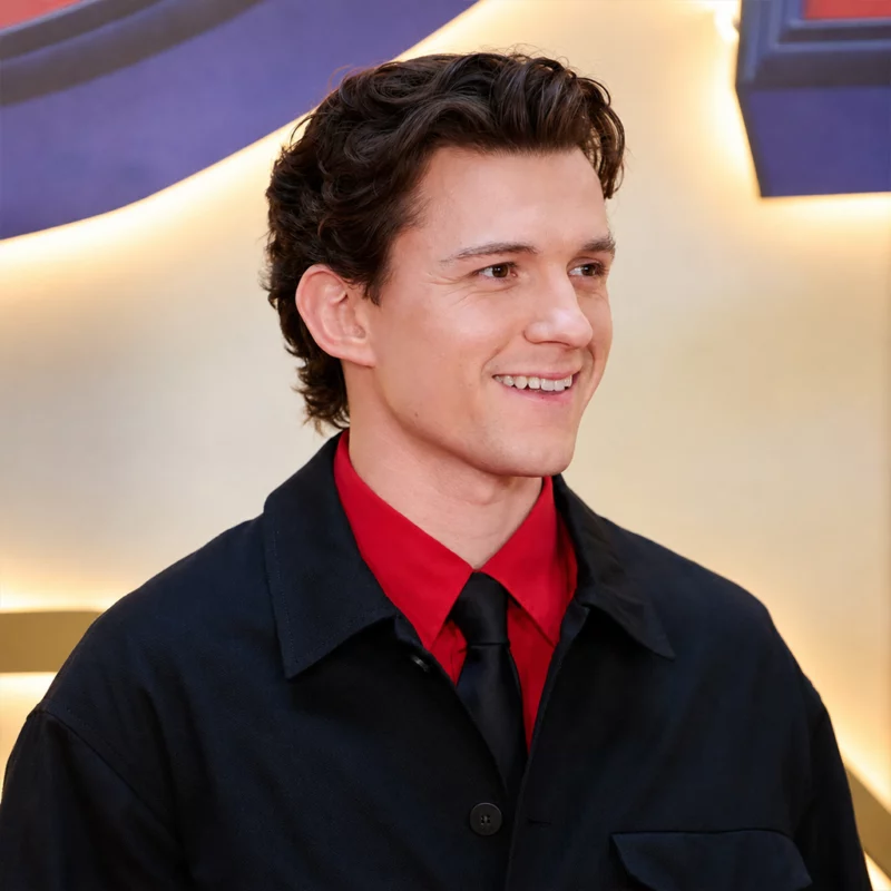 Photocall Brand New Day Spider Man Tom Holland Jacket