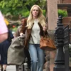 Count Me Lies Lindsay Lohan Suede Blazer