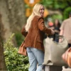 Count Me Lies Lindsay Lohan Suede Blazer