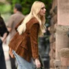 Count Me Lies Lindsay Lohan Suede Blazer