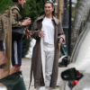 Dua Lipa London Park Coat