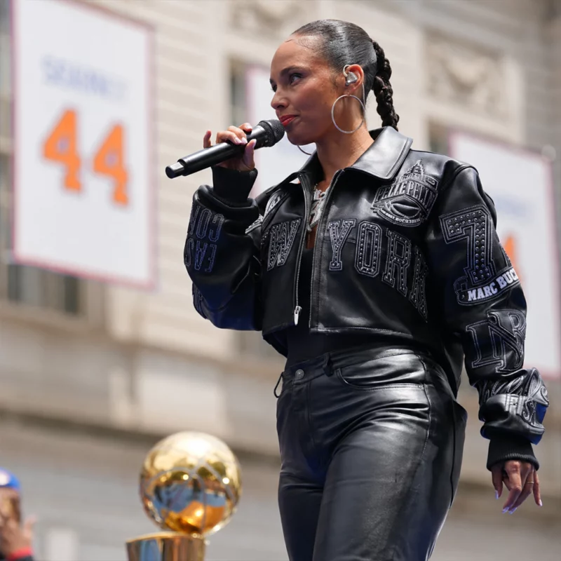 NY Knicks Alicia Keys Jacket