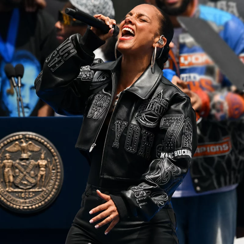 NY Knicks Alicia Keys Jacket