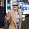 Off Weeks Jessica Chastain Coat