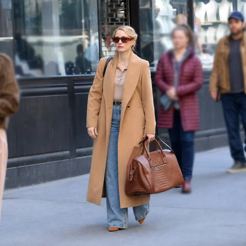 Off Weeks Jessica Chastain Coat