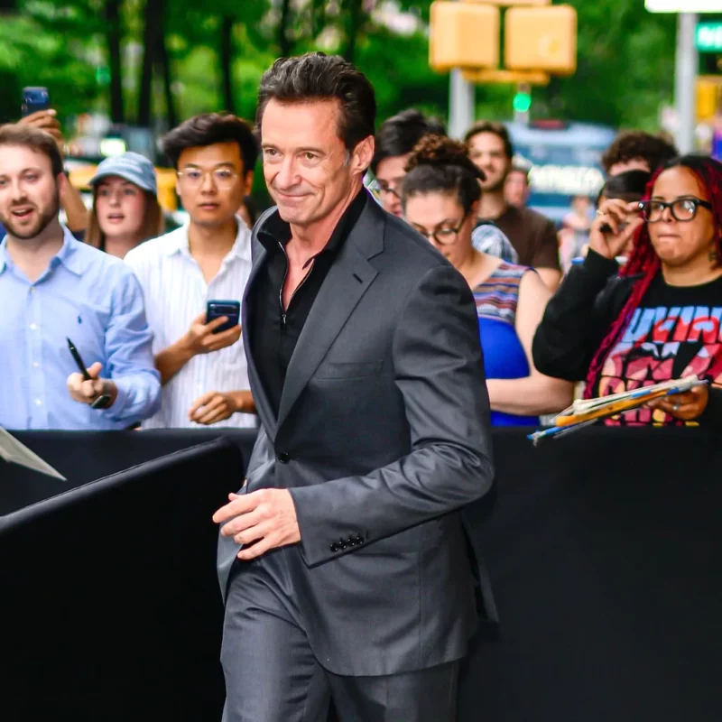 The Death Of Robin Hood Premiere Hugh Jackman Suit