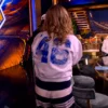 The View Sara Haines Knicks White Jacket