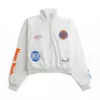 The View Sara Haines Knicks White Jacket
