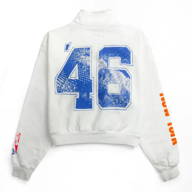 The View Sara Haines Knicks White Jacket