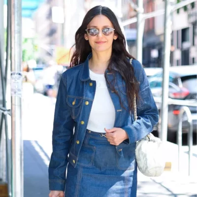 Tribeca Film Festival Nina Dobrev Jacket