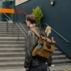 Trying S05 Jason Ross Leather Jacket