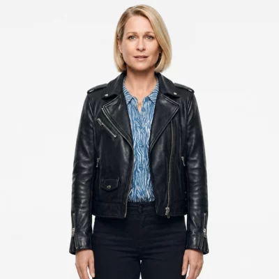 Trying S05 Sian Brooke Leather Jacket