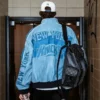 Knicks Champions 2026 Cam Schlittler Blue Jacket