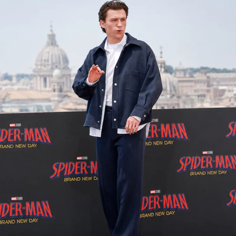 Photocall Italy Tom Holland Jacket