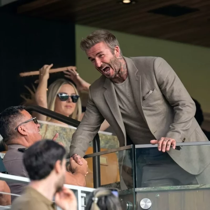 Brazil VS Scotland Miami David Beckham Blazer