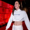 Shoot More Threes Caitlin Clark White Hoodie