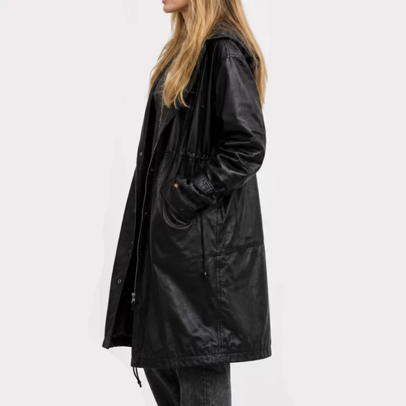 Couture 2026 Angelina Jolie Leather Coat