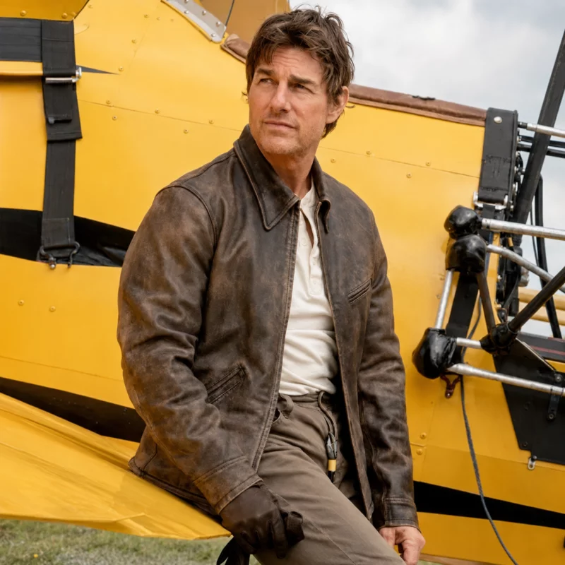 Digger 2026 Tom Cruise Leather Jacket