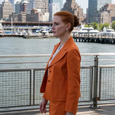 Dreams Jessica Chastain Orange Blazer