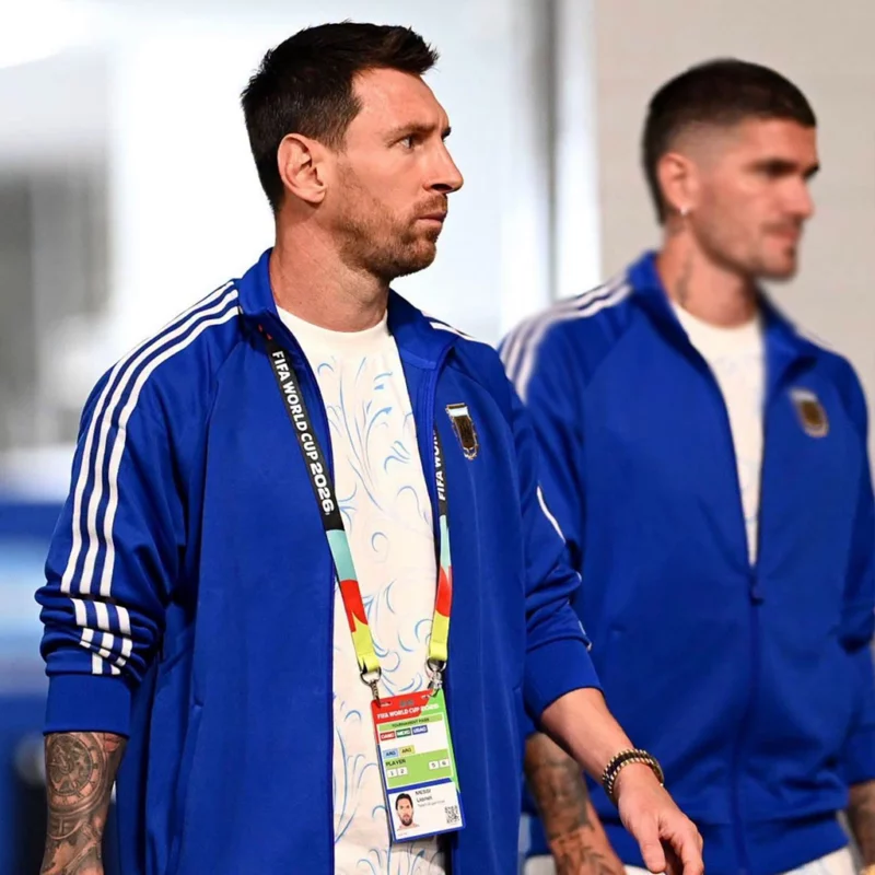 Argentina FIFA World Cup 2026 Lionel Messi Blue Jacket