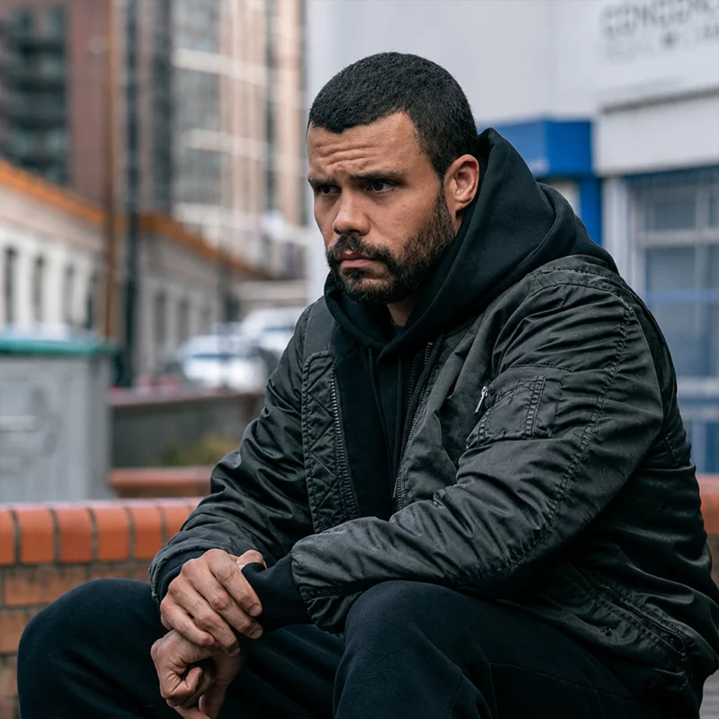 Fightland 2026 Howard Charles Black Jacket