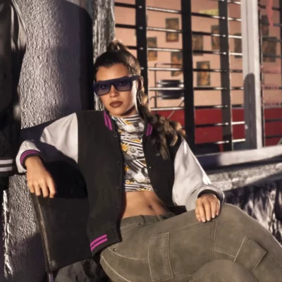 GTA V6 Lucia Caminos Varsity Jacket