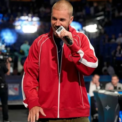 Team Maple Leafs Justin Bieber Track Jacket
