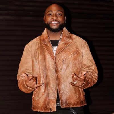 London Davido Brown Jacket