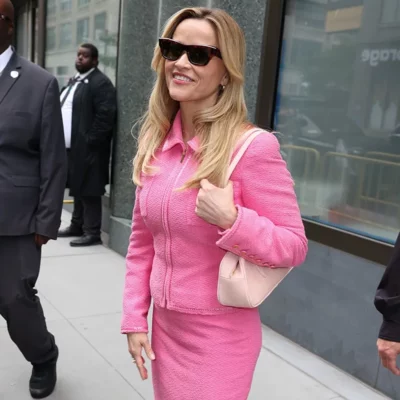 NYC Reese Witherspoon Pink Jacket