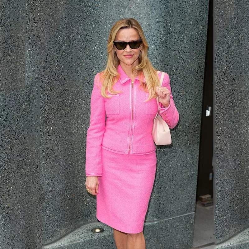 NYC Reese Witherspoon Pink Jacket