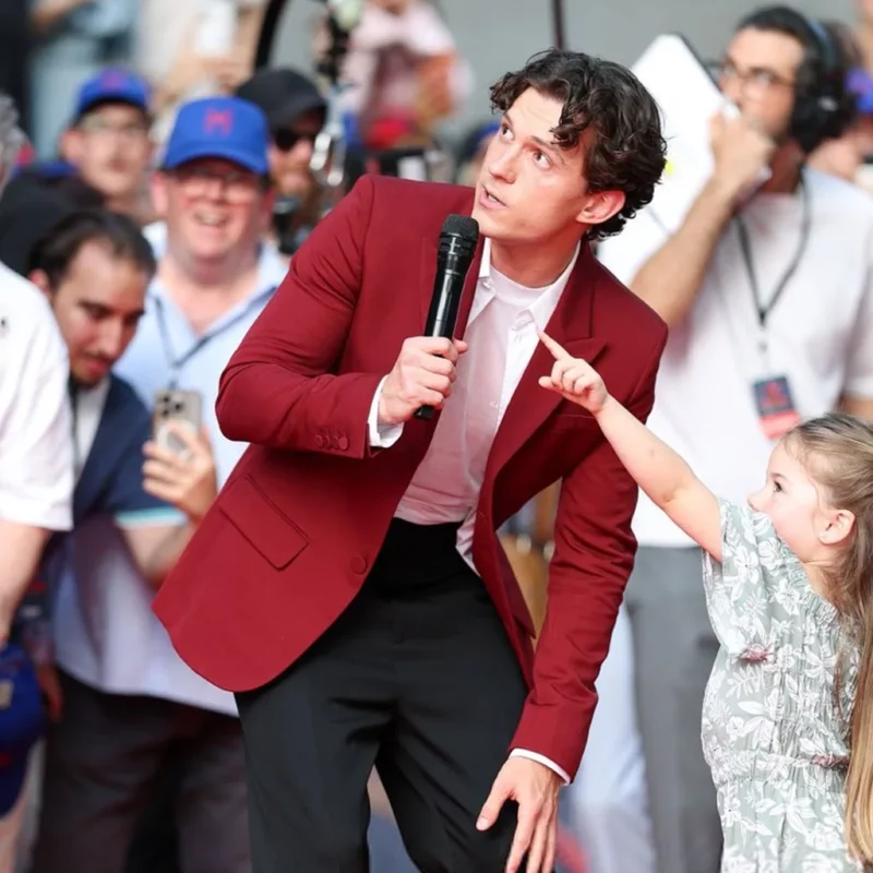 Paris Event Spider Man Tom Holland Blazer