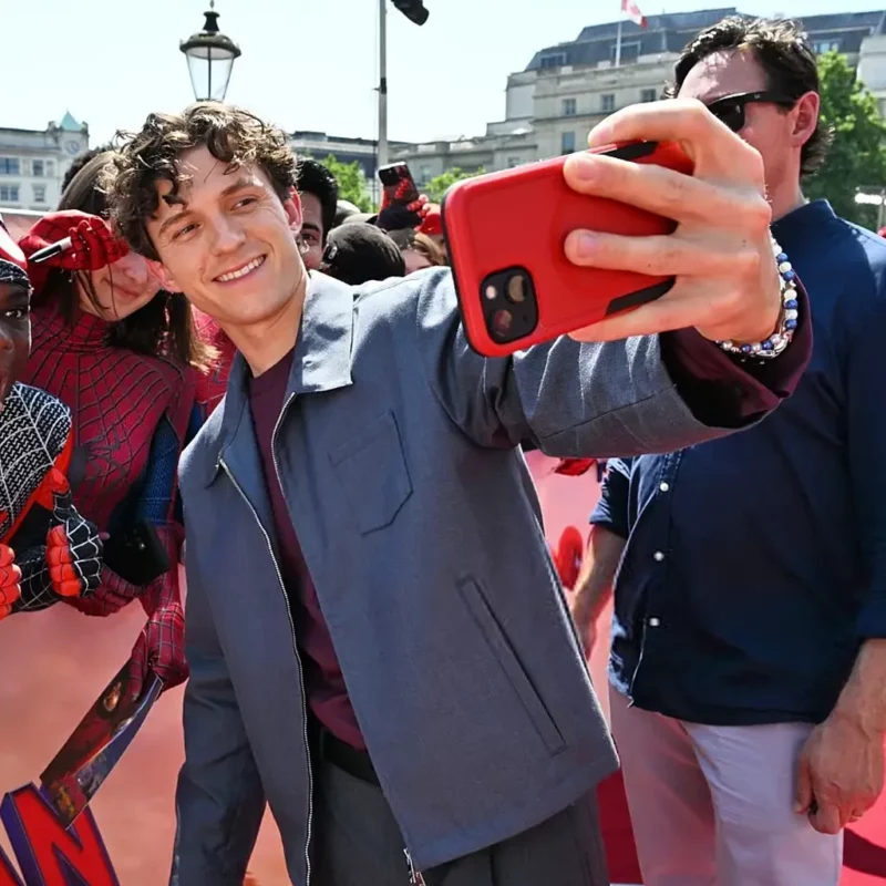 London Photocal Spider Man Tom Holland Jacket
