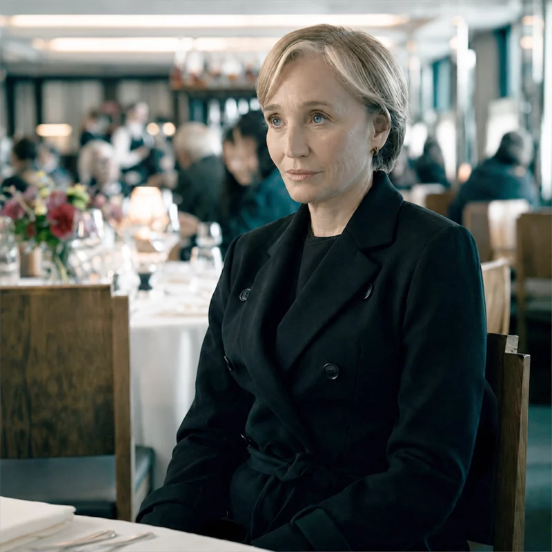Slow Horses 2026 Kristin Scott Thomas Long Coat
