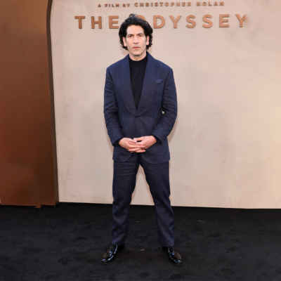 The Odyssey Premiere 2026 Jon Bernthal Suit