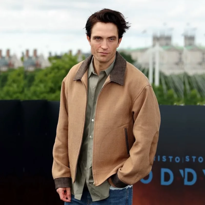 London Photocall The Odyssey Robert Pattinson Jacket