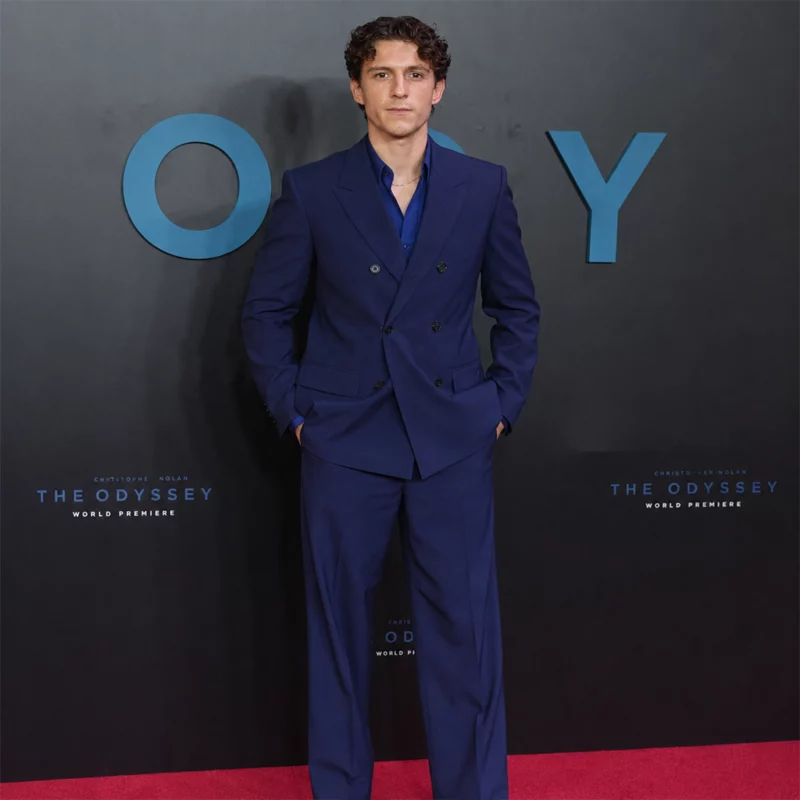 The Odyssey Premiere Mumbai Tom Holland Suit