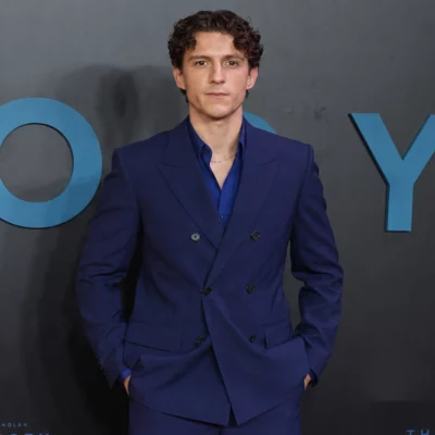 Premiere Mumbai The Odyssey Tom Holland Blazer