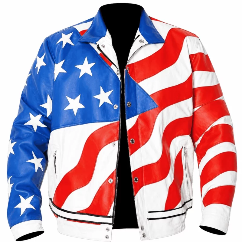 Vanilla Ice USA Flag Jacket