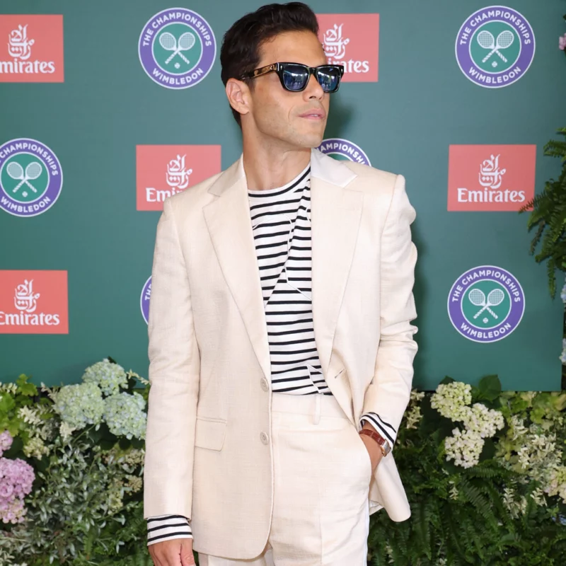 Championship Wimbledon 2026 Rami Malek Blazer