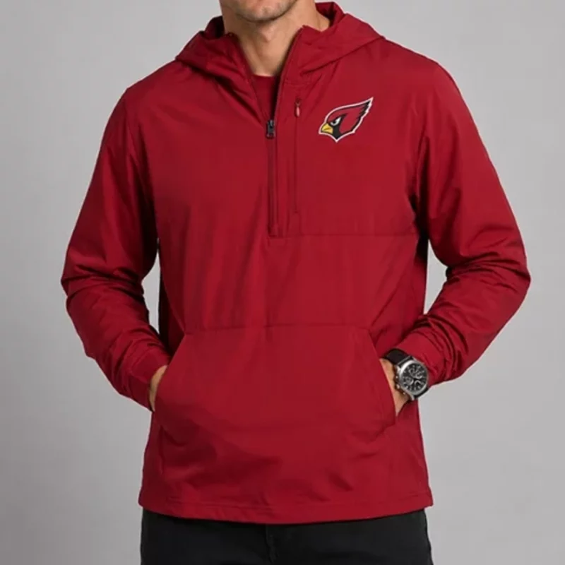 Arizona Cardinals 2026 Mike LaFleur Anorak Hooded Jacket